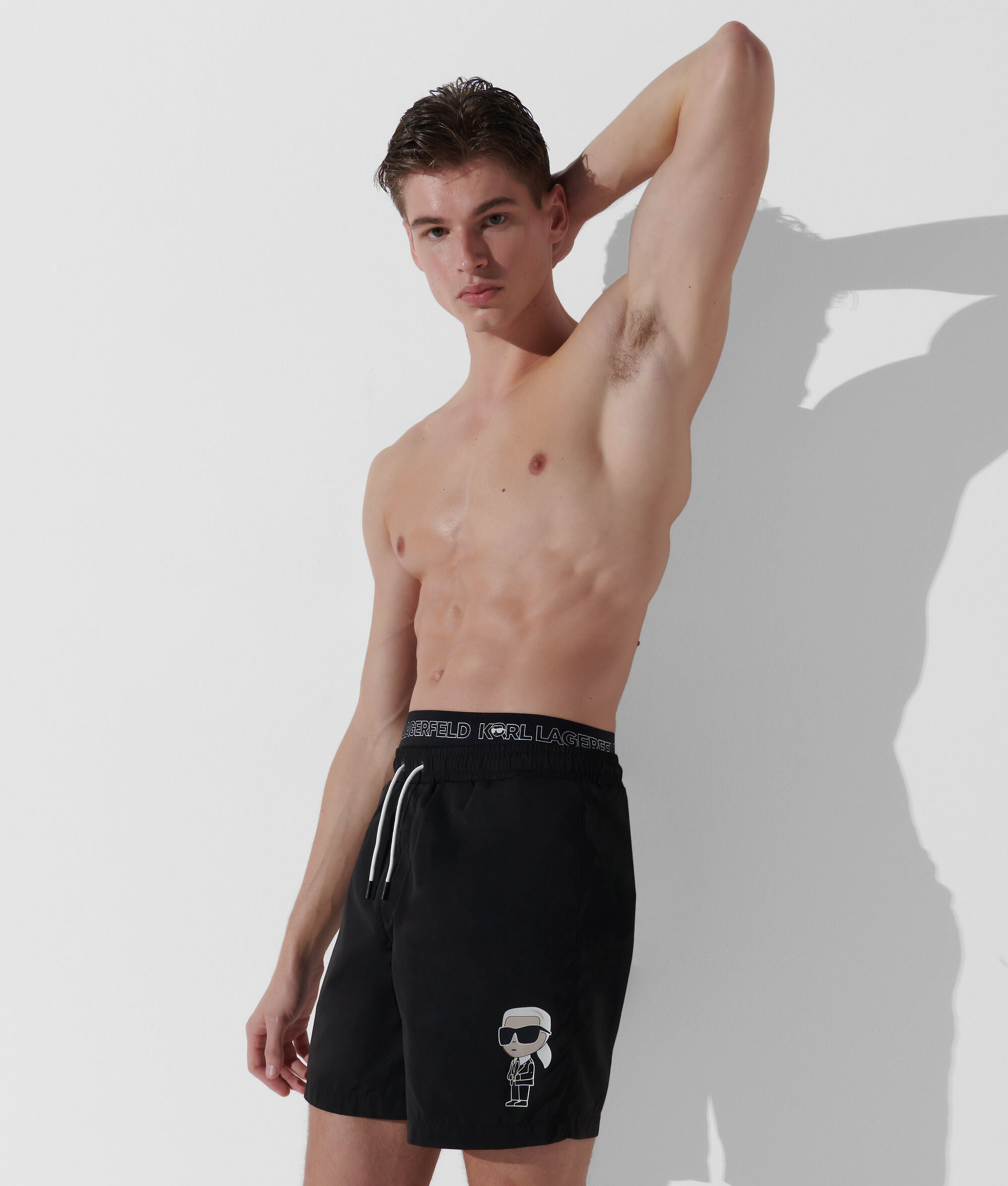 (image for) Premium-Quality IKONIK KARL DOUBLE WAISTBAND BOARDSHORTS